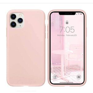 Icesword iPhone 11 Pro Max Premium Silicone Case Pink Anti Scratch Shockproof
